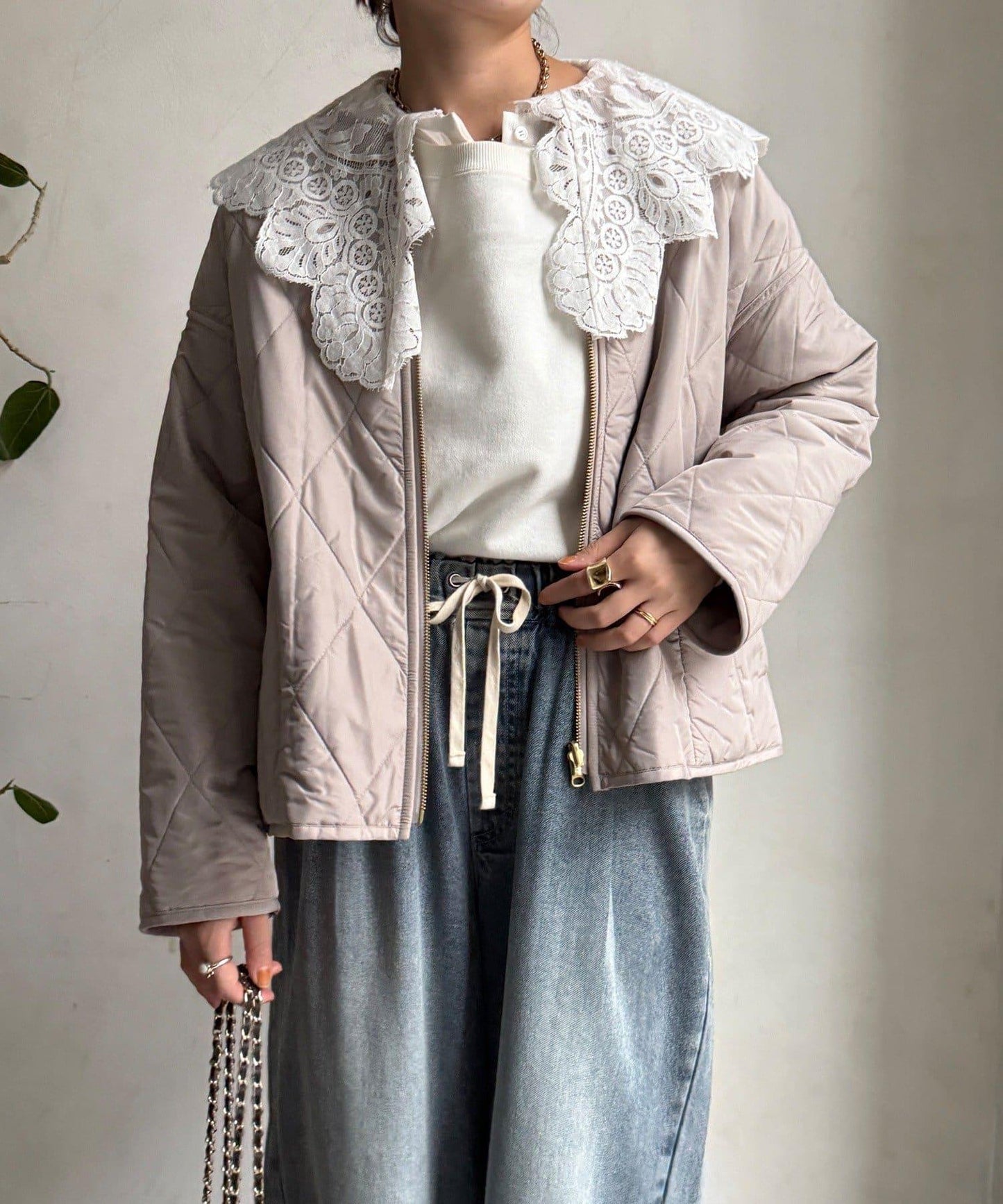 可雙面穿仿毛絎縫大衣