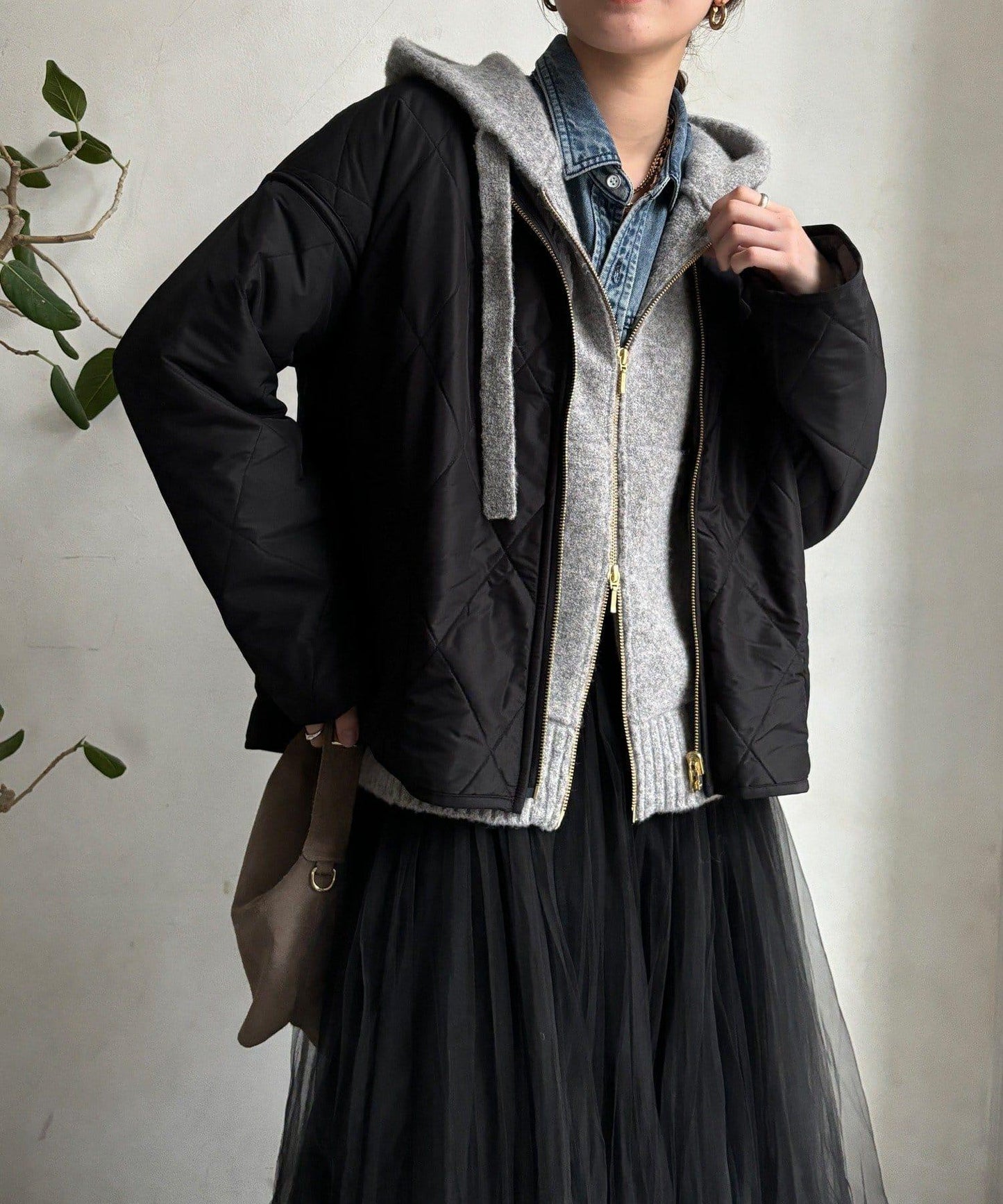 可雙面穿仿毛絎縫大衣