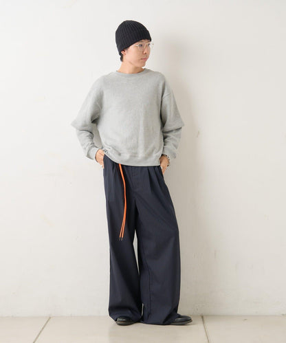 【WHIMSIC/2尺碼可選】細條紋寬鬆西裝褲