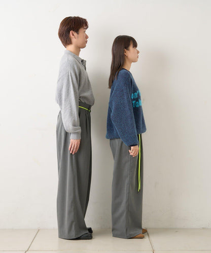 【WHIMSIC/2尺碼可選】細條紋寬鬆西裝褲