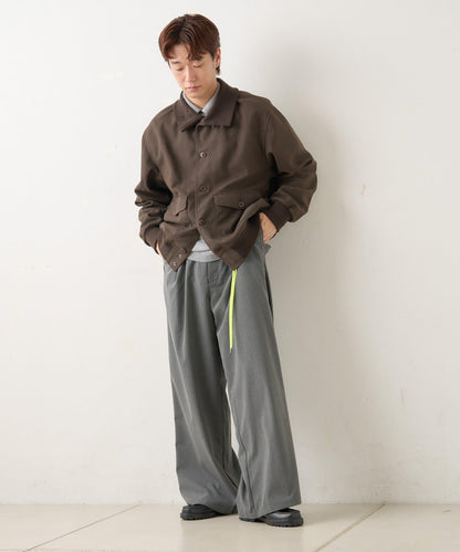 【WHIMSIC/2尺碼可選】細條紋寬鬆西裝褲