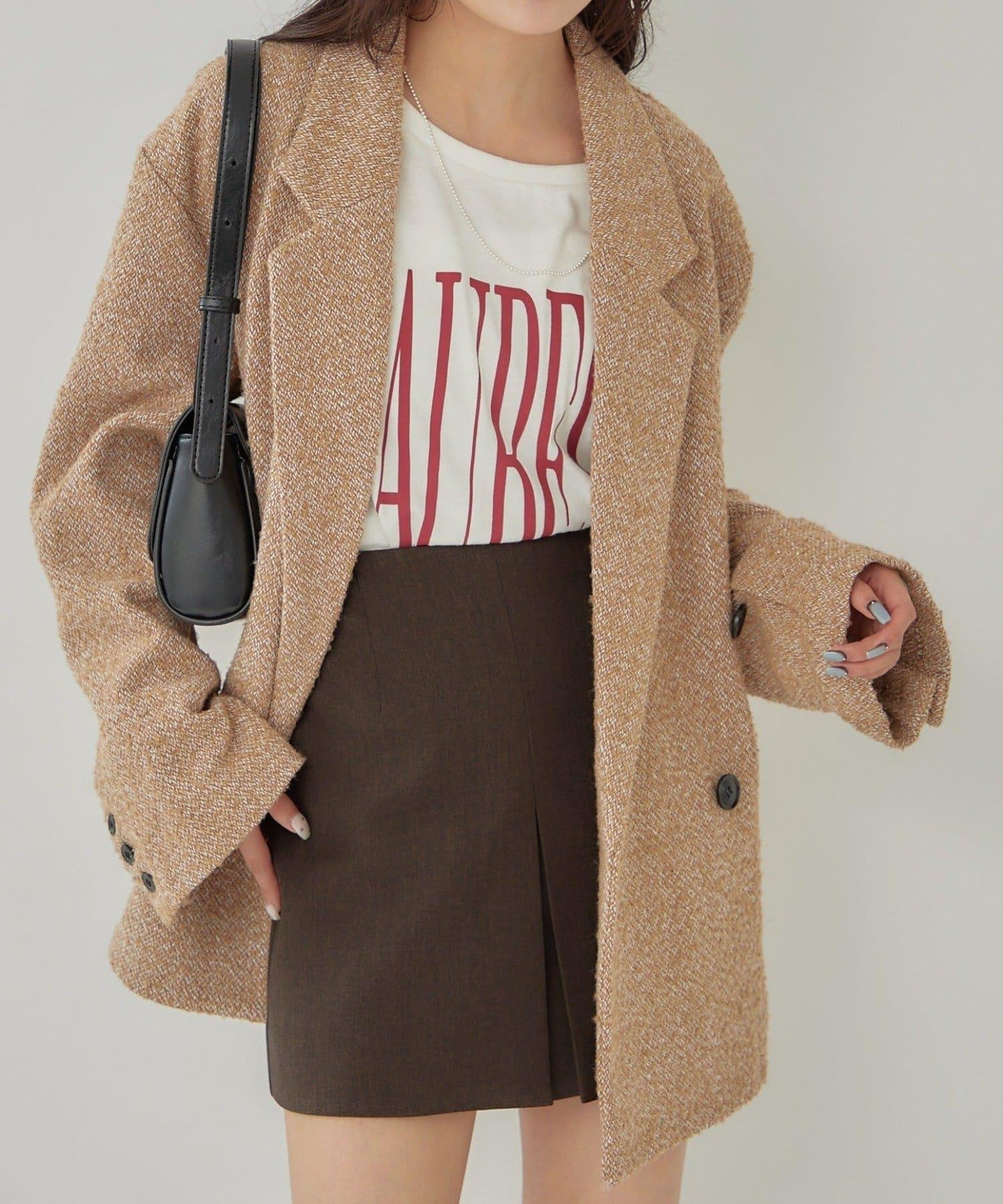 推文風格寬鬆夾克