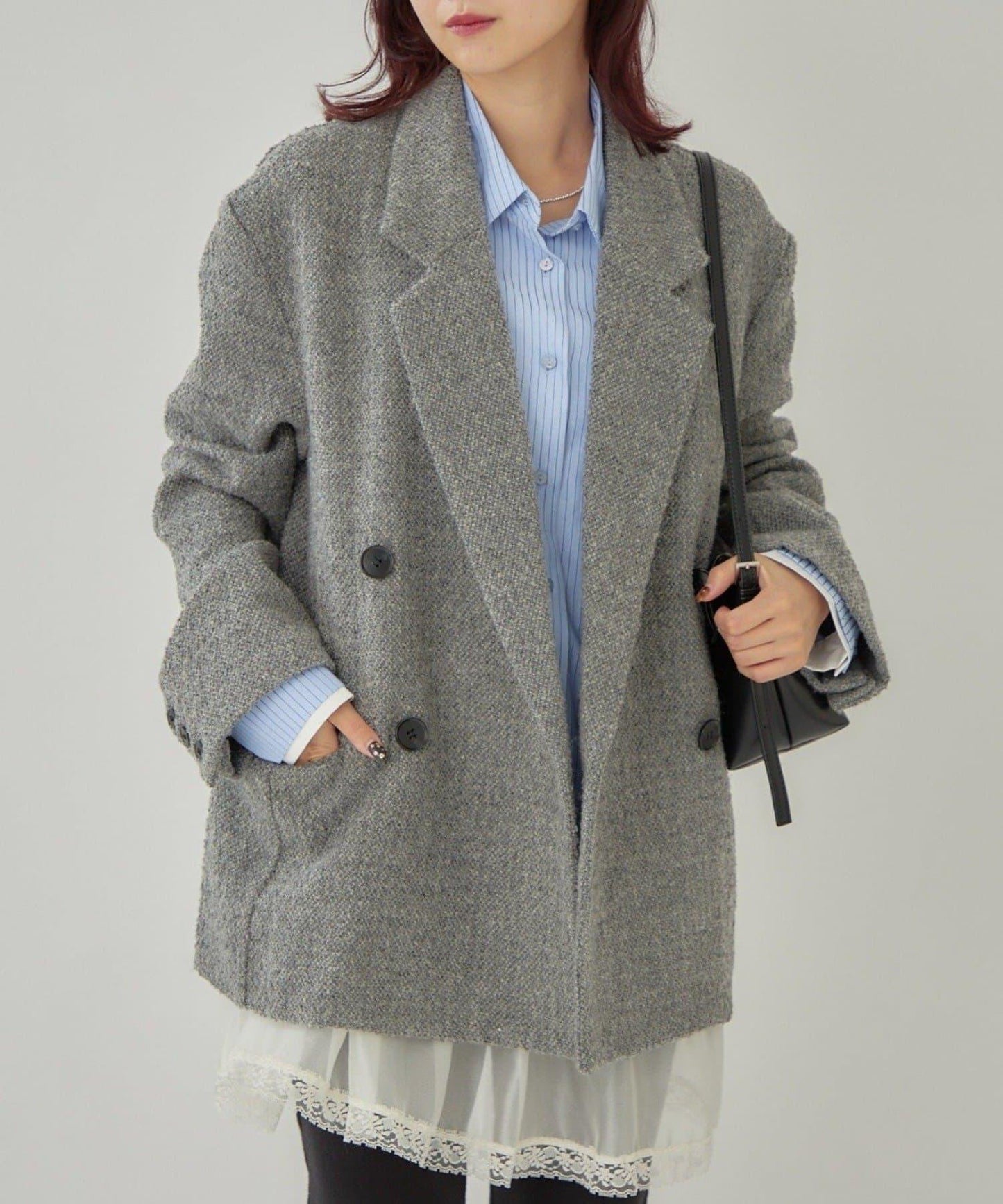 推文風格寬鬆夾克