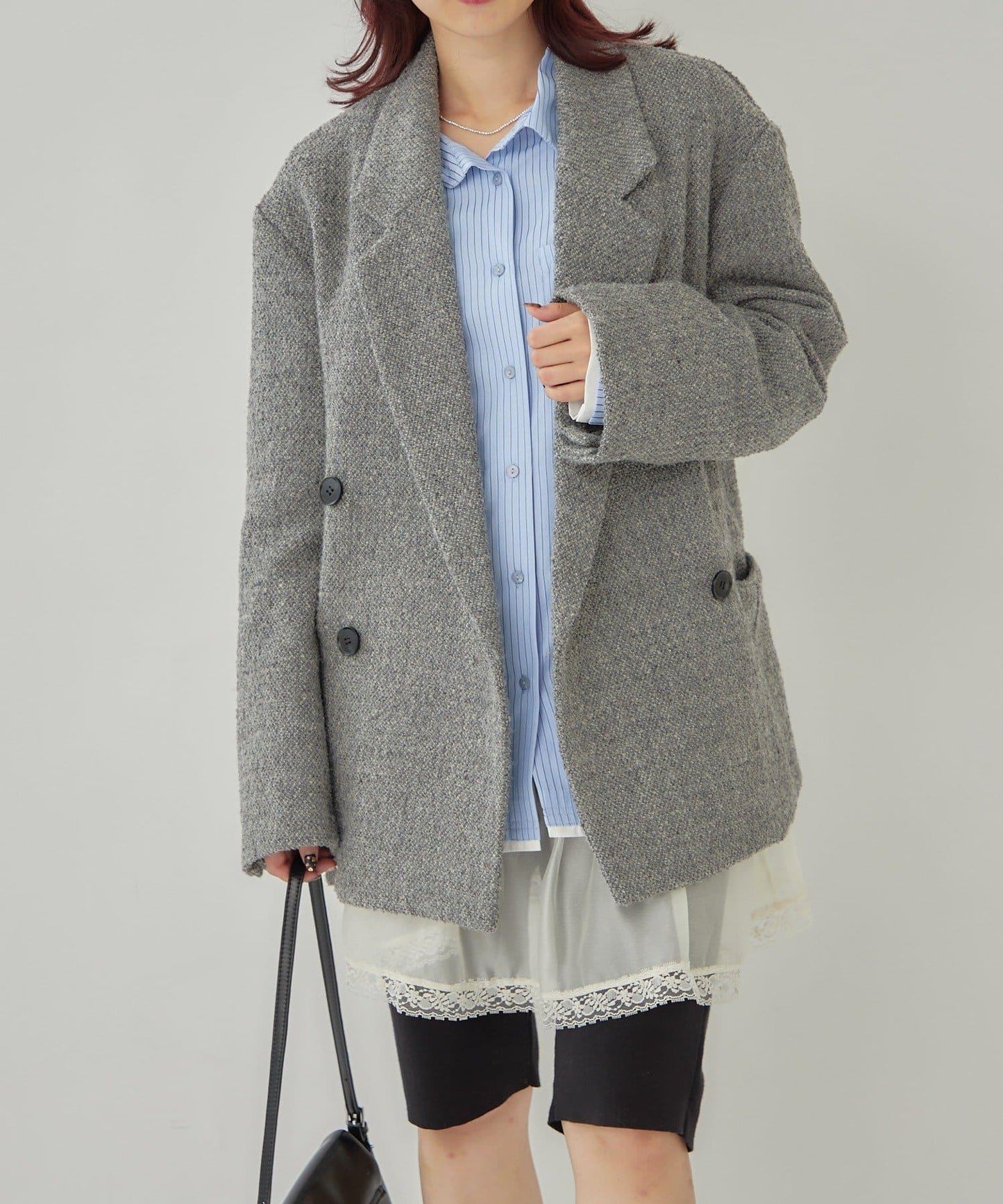 推文風格寬鬆夾克