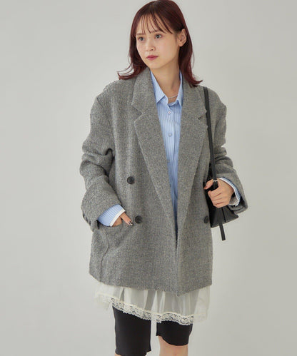 推文風格寬鬆夾克