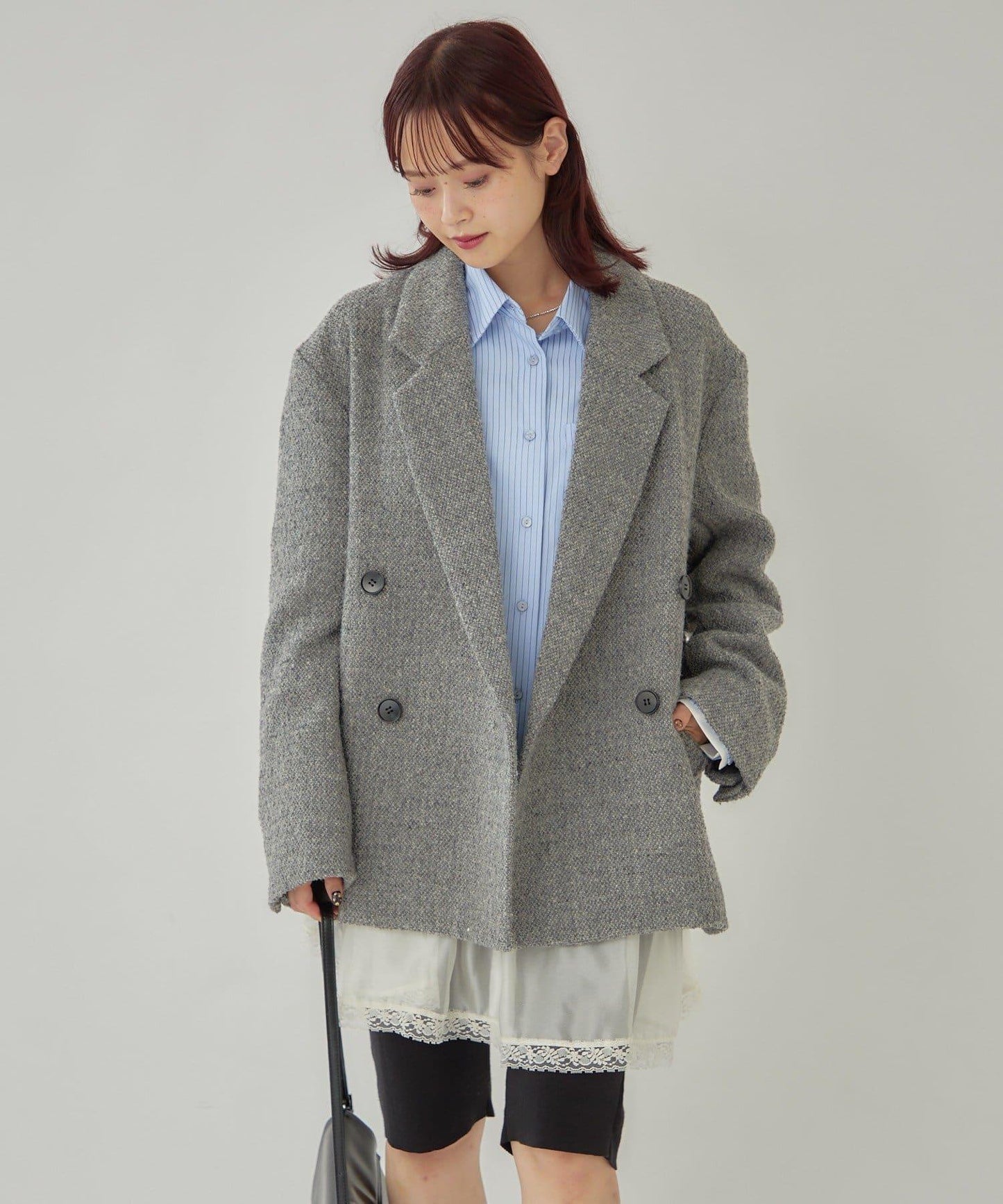 推文風格寬鬆夾克