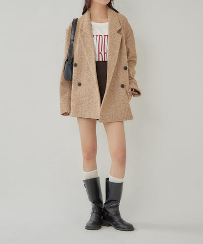 推文風格寬鬆夾克