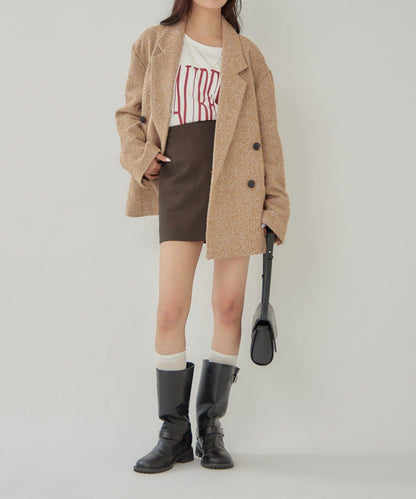 推文風格寬鬆夾克