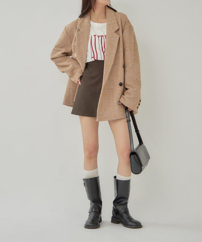 推文風格寬鬆夾克