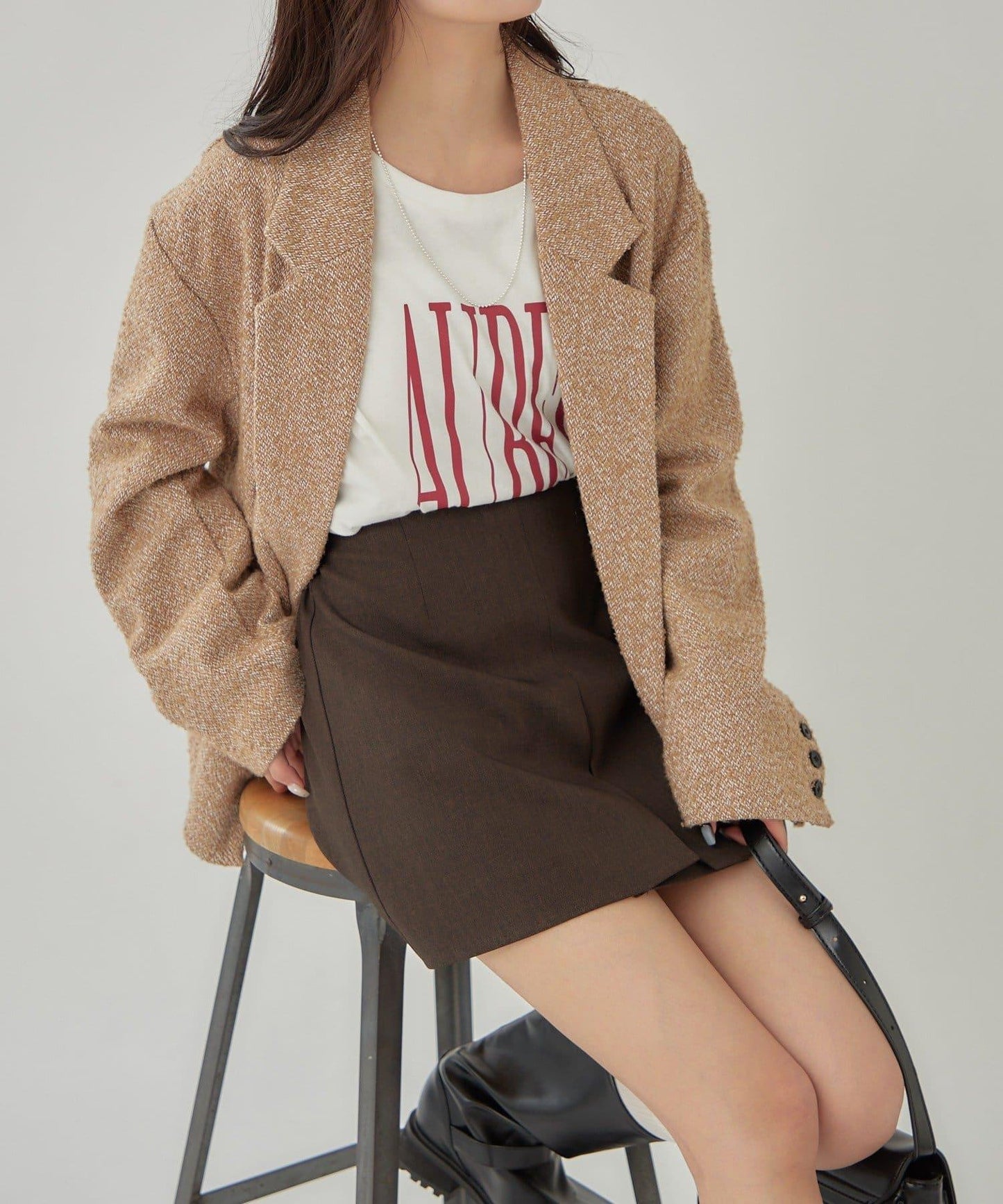 推文風格寬鬆夾克