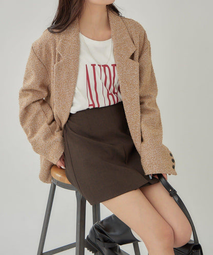 推文風格寬鬆夾克