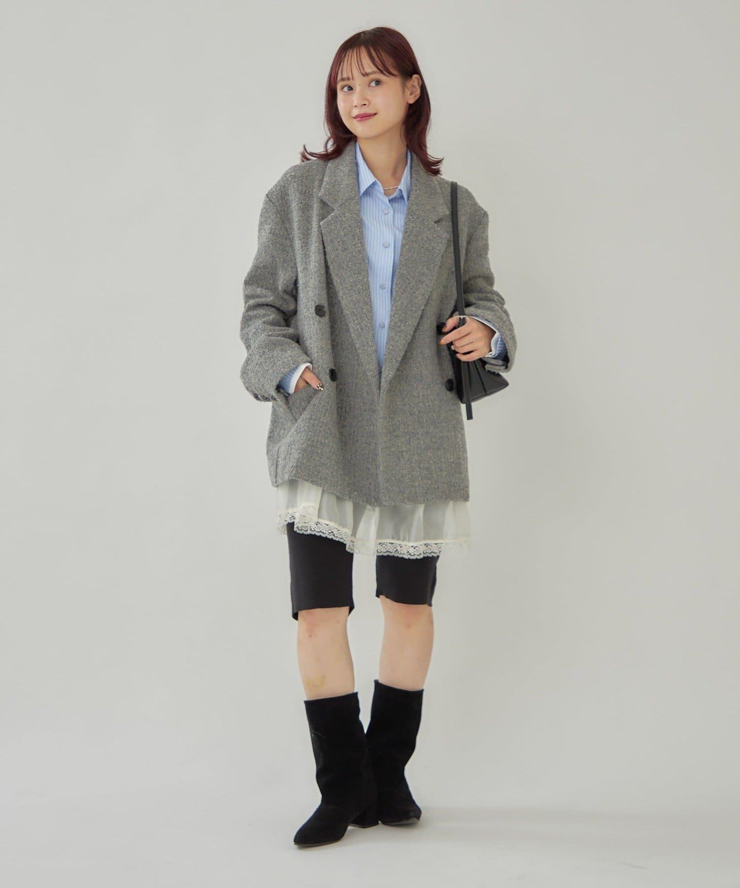 推文風格寬鬆夾克