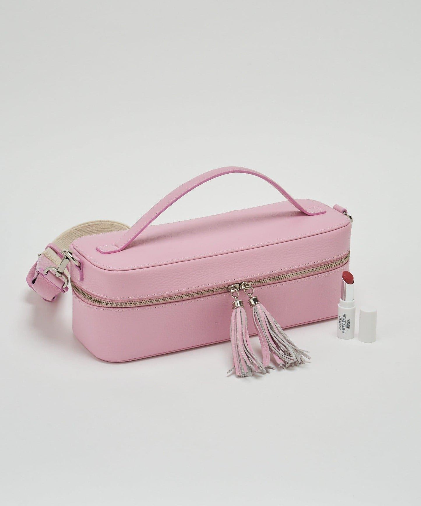 皮革2WAY化妝包唇膏套裝