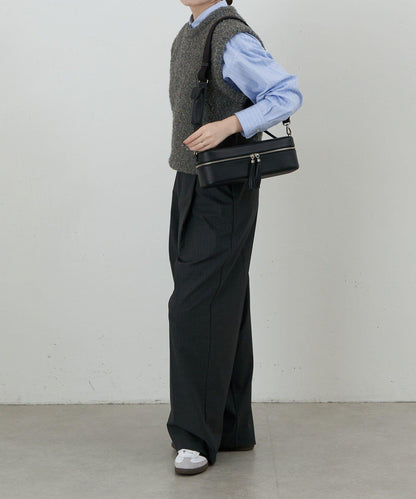 皮革2WAY化妝包唇膏套裝