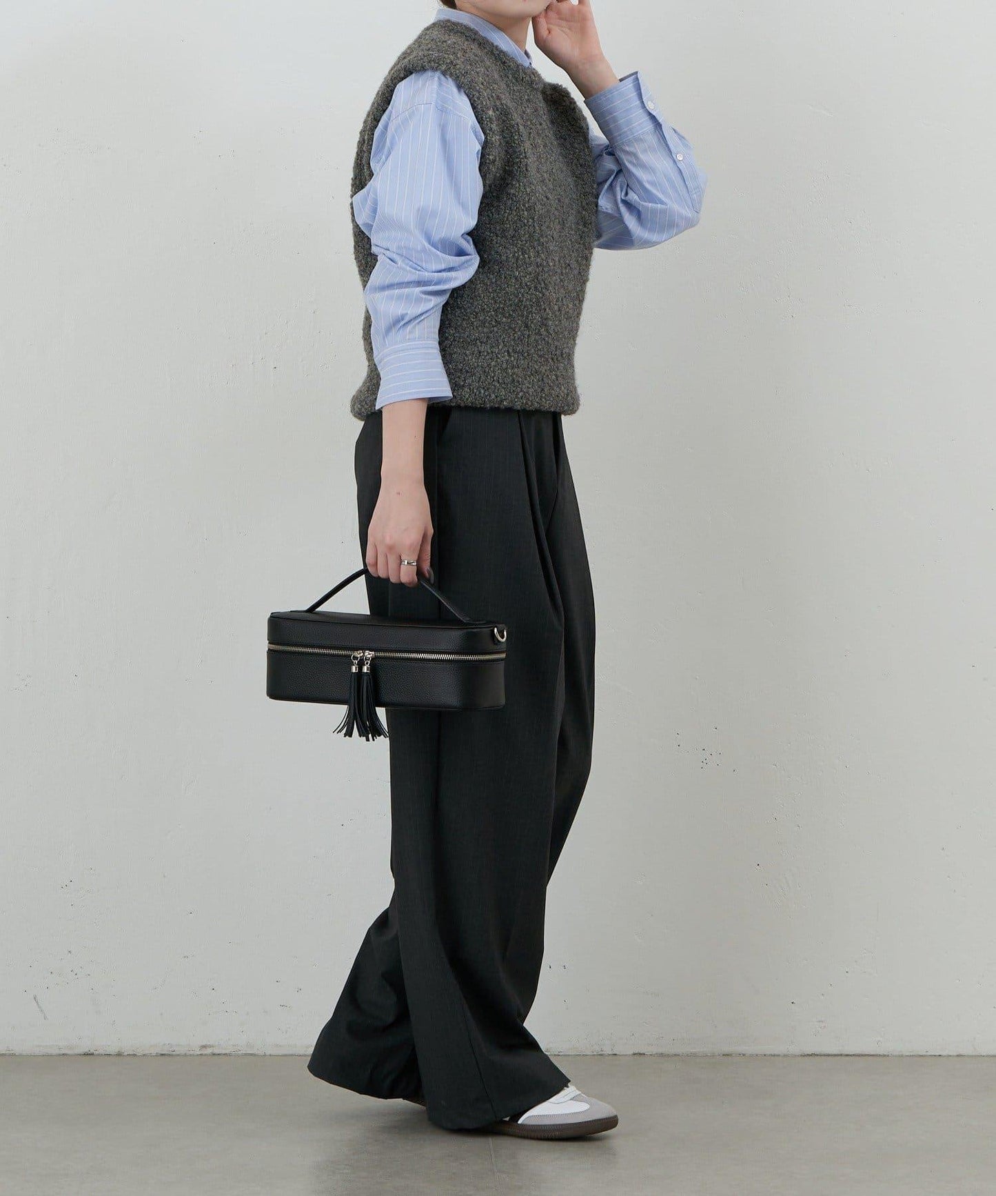 皮革2WAY化妝包唇膏套裝