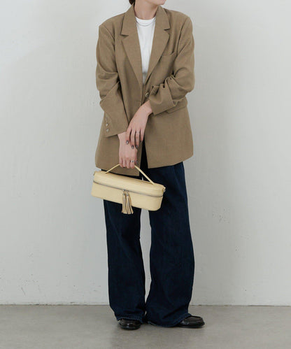 皮革2WAY化妝包唇膏套裝