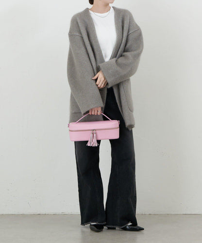 皮革2WAY化妝包唇膏套裝