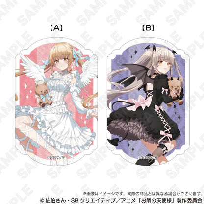 《關於我在無意間被隔壁的天使變成廢柴這件事》異形剪裁貼紙 天使與小惡魔款 椎名真晝B