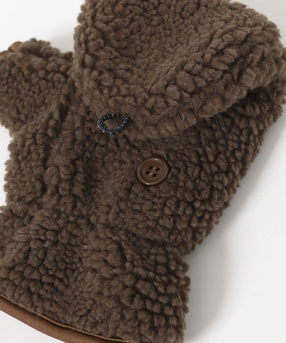 羊羔絨連指手套