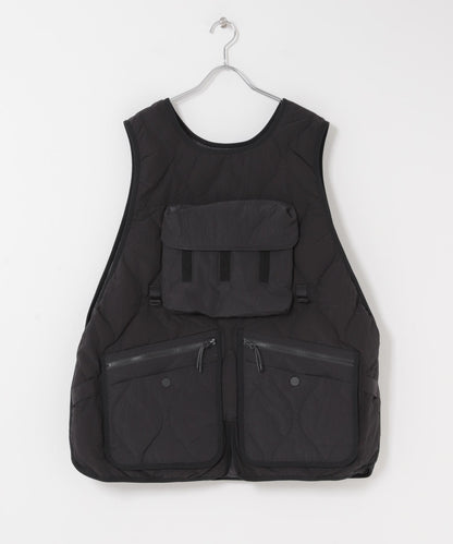 WHITE MOUNTAINEERING 菱格絎縫羽絨馬甲