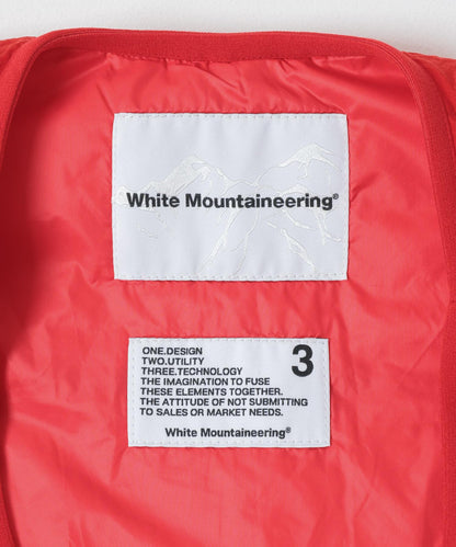 WHITE MOUNTAINEERING 菱格絎縫羽絨馬甲
