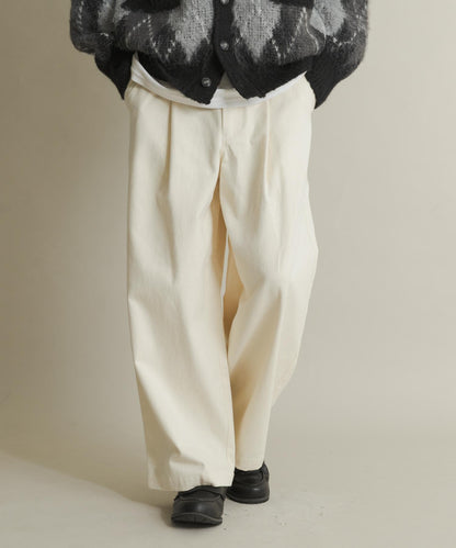寬鬆褶皺闊腿褲