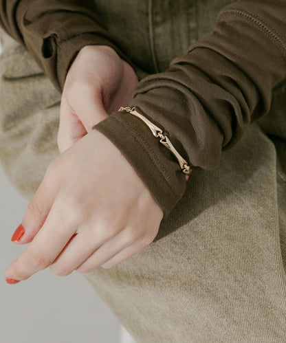 金屬條設計鏈條手鍊