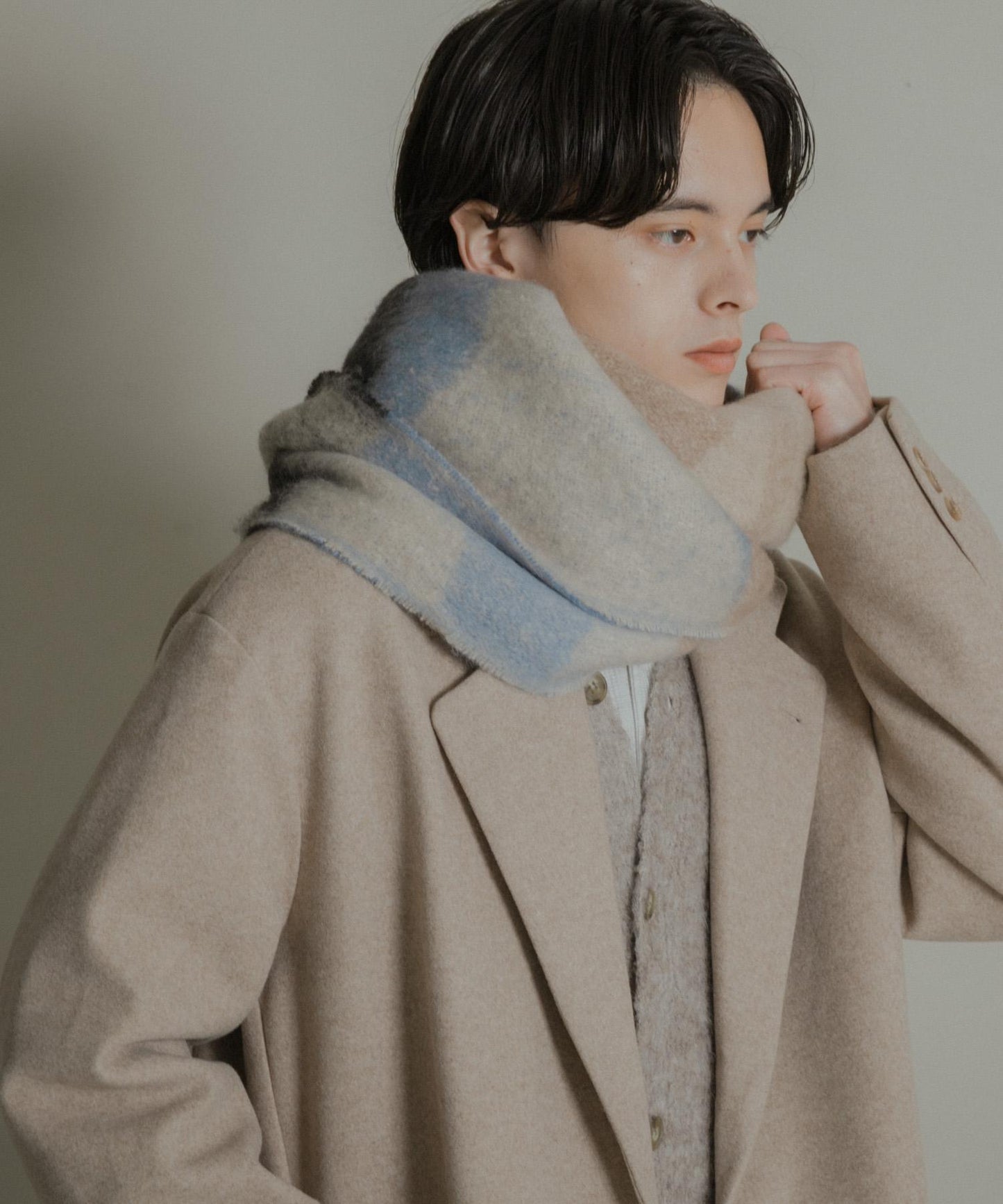 圖案加厚大號圍巾