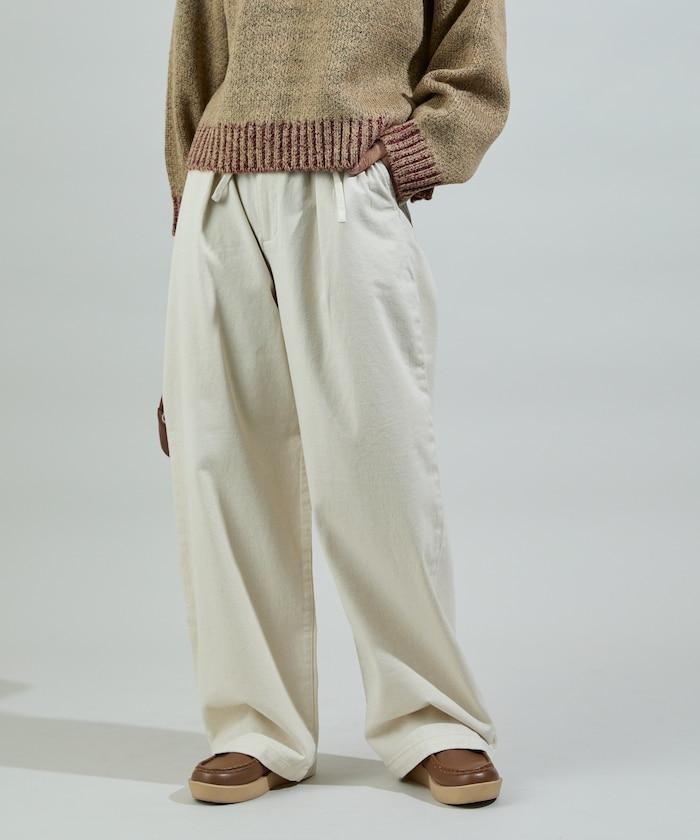 保暖繫帶休閒褲