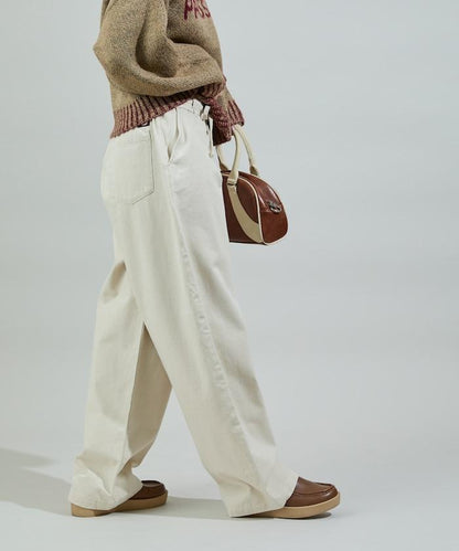 保暖繫帶休閒褲