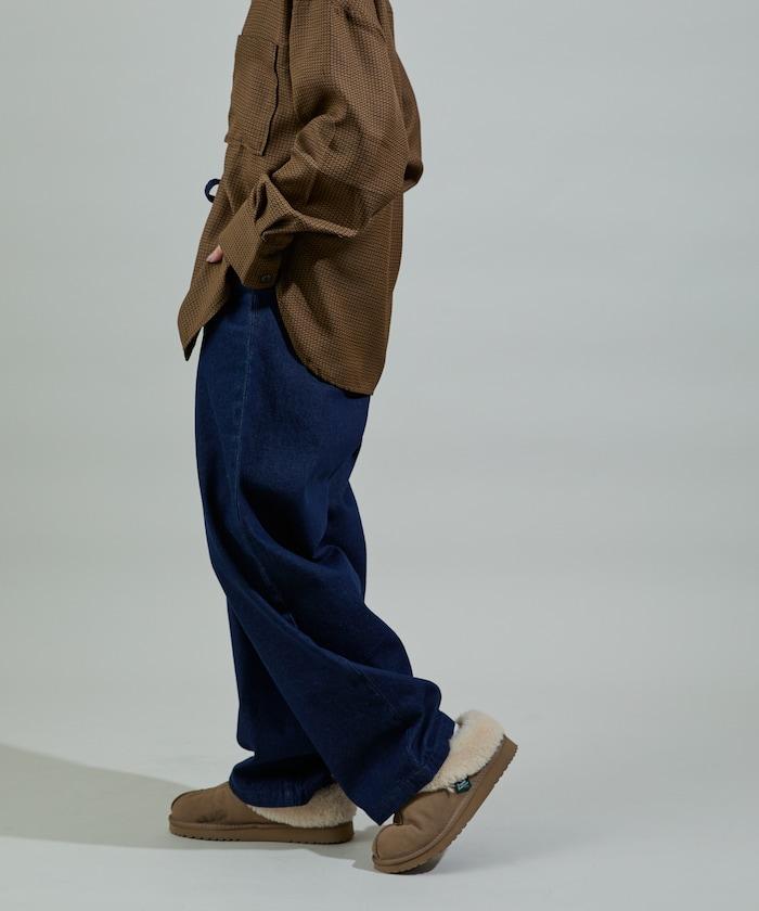 保暖繫帶休閒褲