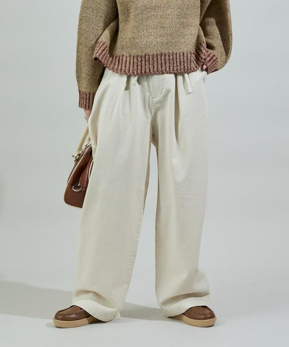 保暖繫帶休閒褲