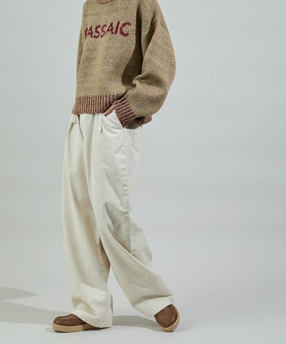 保暖繫帶休閒褲