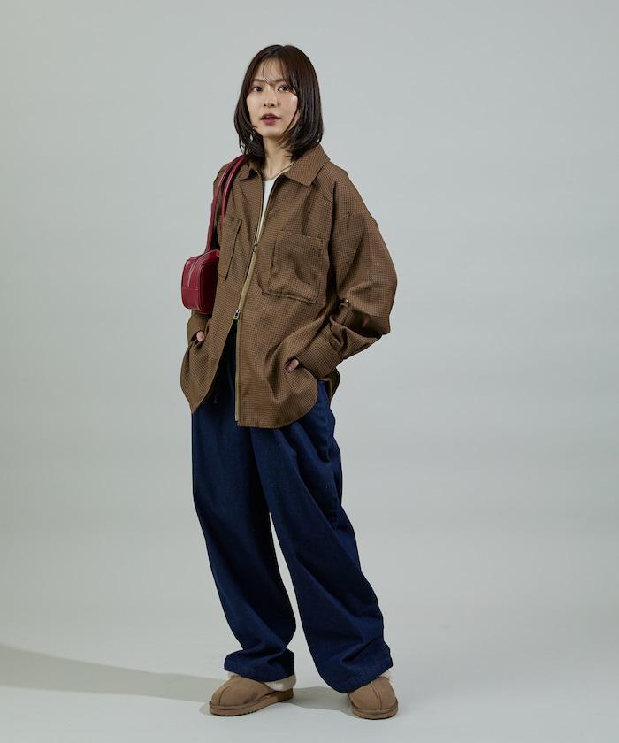 保暖繫帶休閒褲