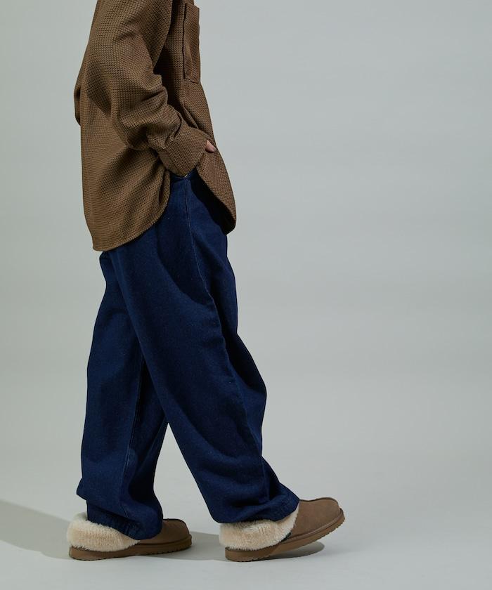 保暖繫帶休閒褲