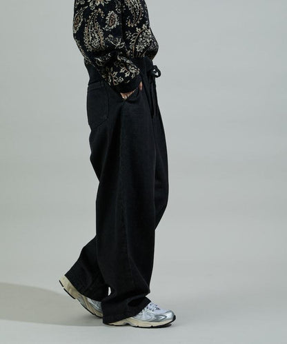 保暖繫帶休閒褲