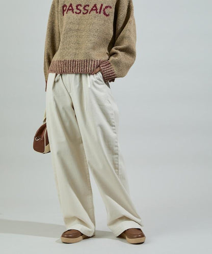 保暖繫帶休閒褲