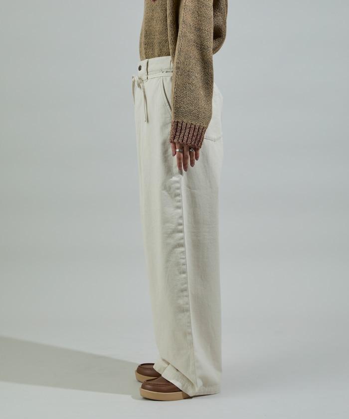 保暖繫帶休閒褲