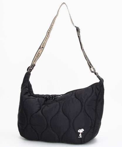 [《PEANUTS》] 絎縫中號單肩包