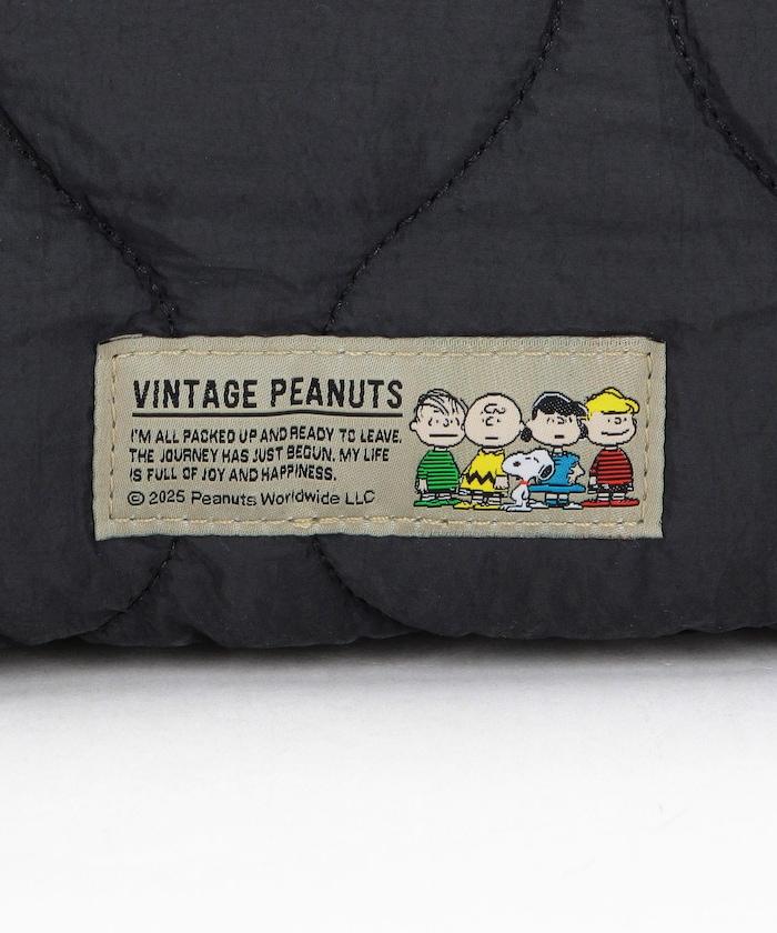 [《PEANUTS》] 絎縫中號單肩包