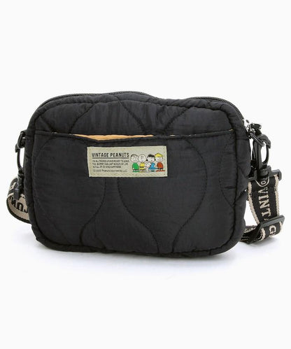 [《PEANUTS》] 絎縫小號單肩包