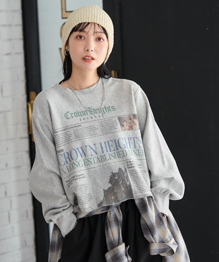Newspaper印花衛衣
