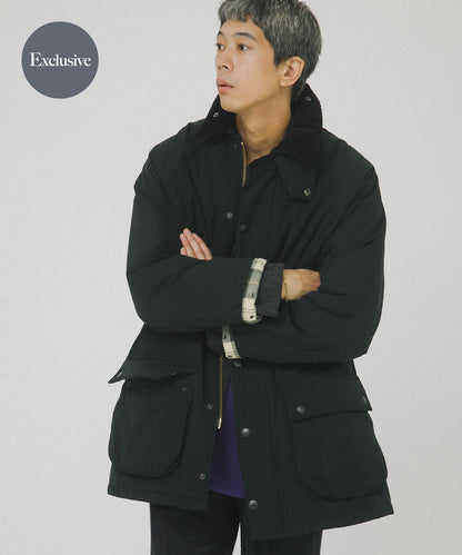 Barbour×URBAN RESEARCH 加厚寬鬆BEAUFORT夾克