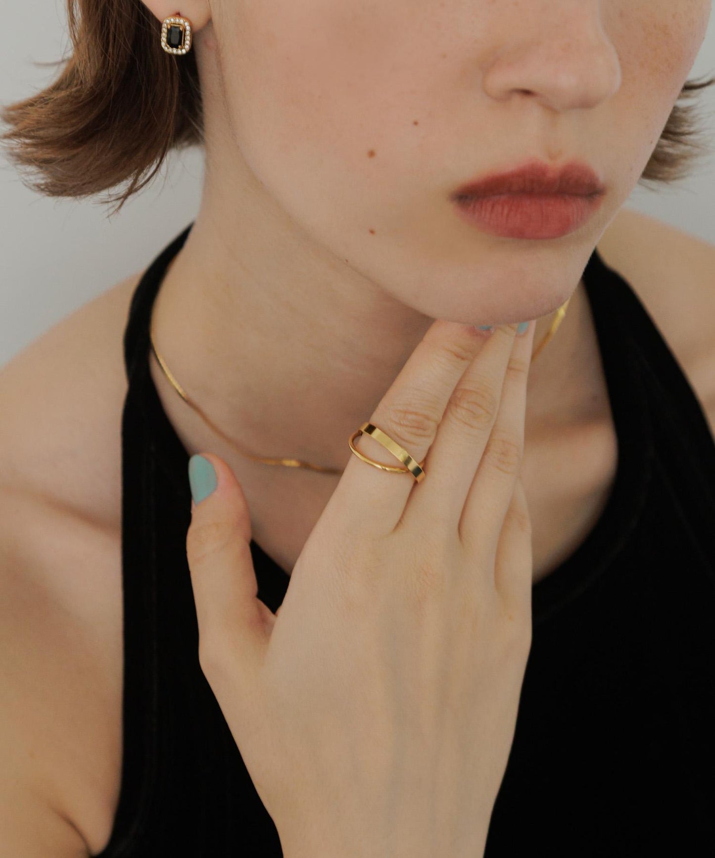 不鏽鋼雙層戒指