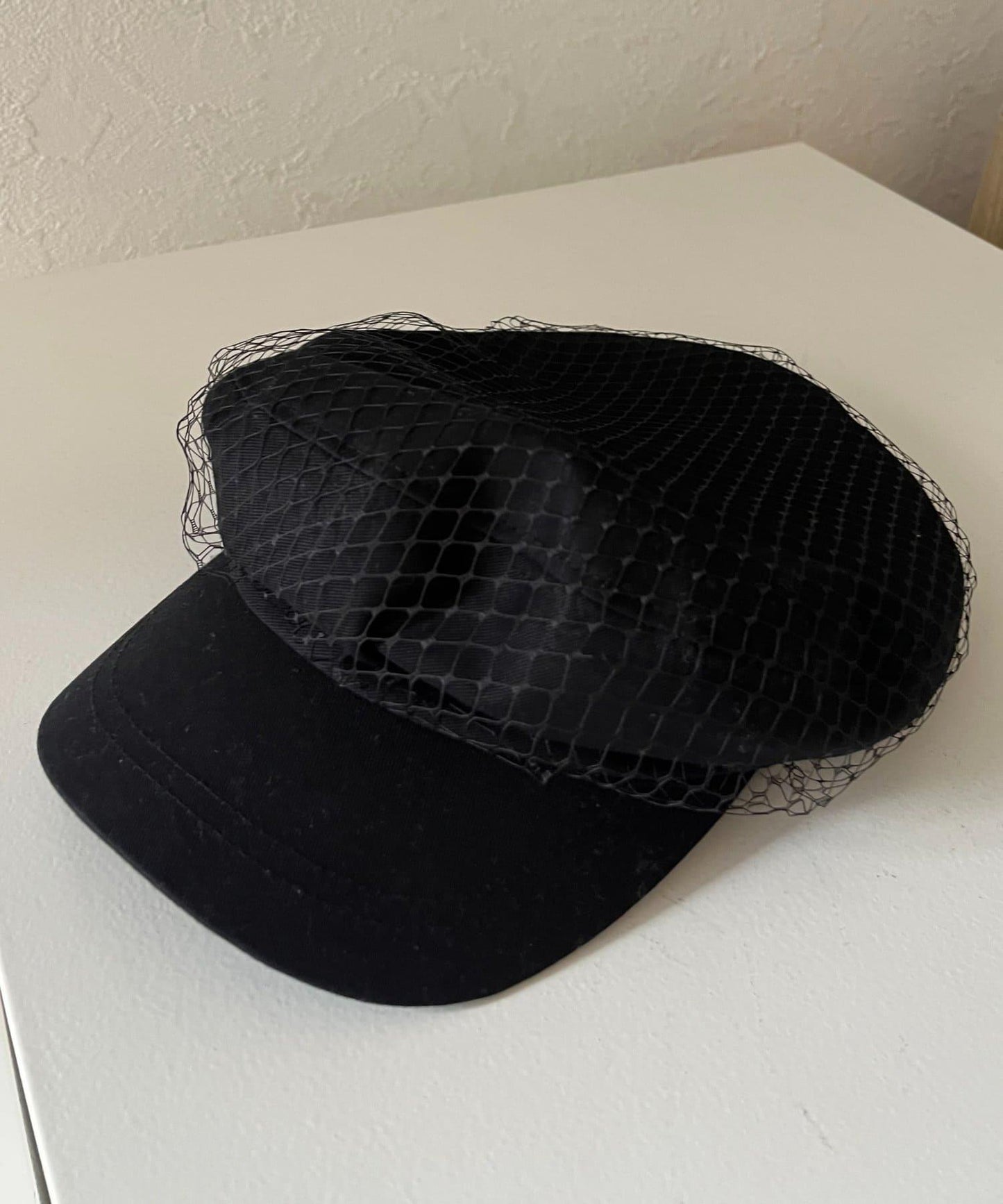 網紗層疊鴨舌帽