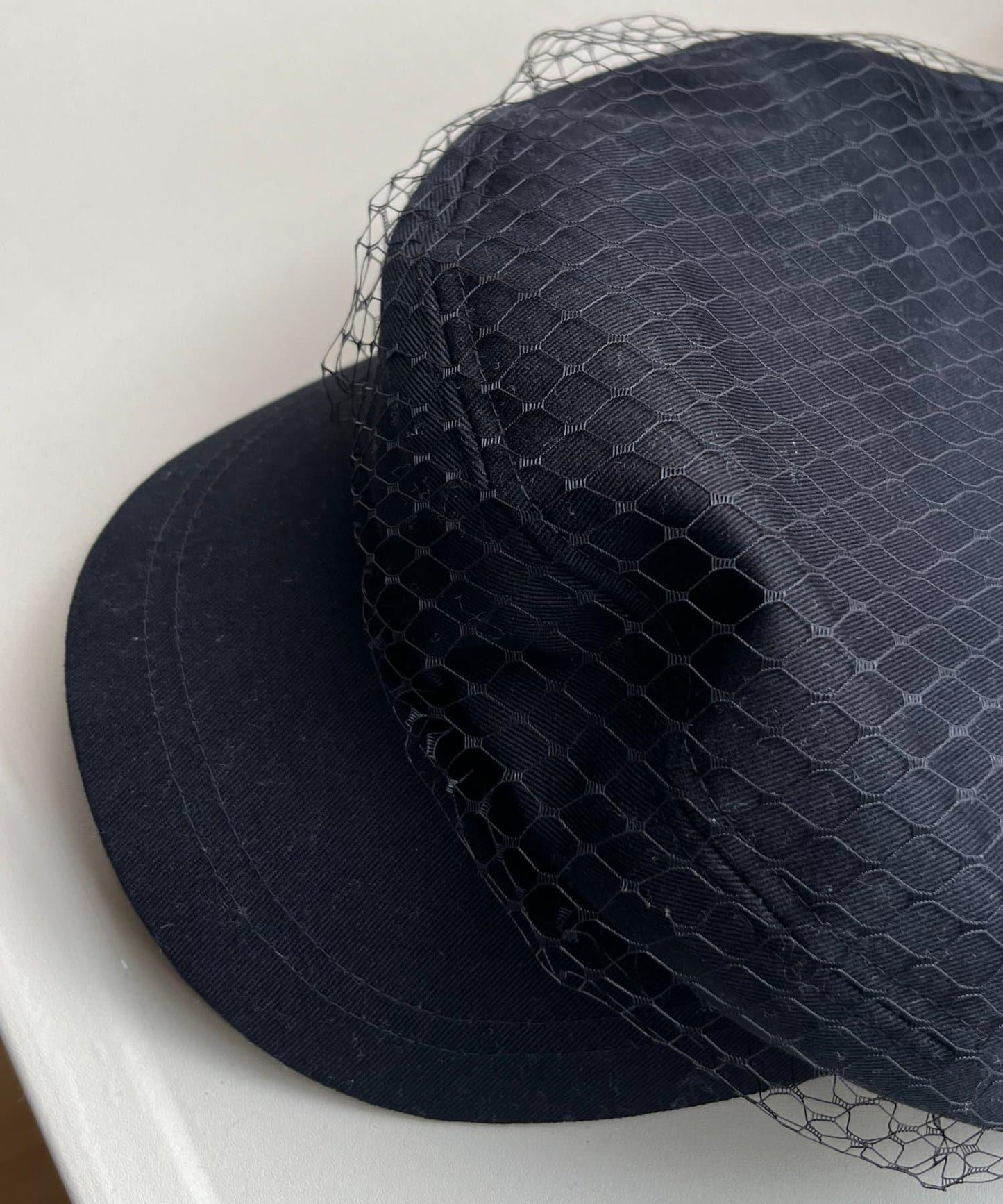 網紗層疊鴨舌帽