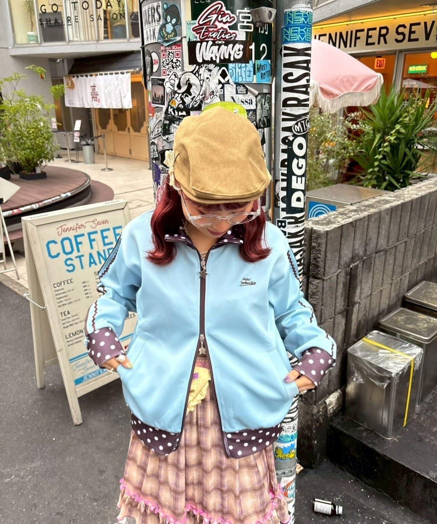 ◇12/24&25限定◇【momo聯名】【HELLO.SANFRANCISCO/哈嘍舊金山】拼色運動夾克