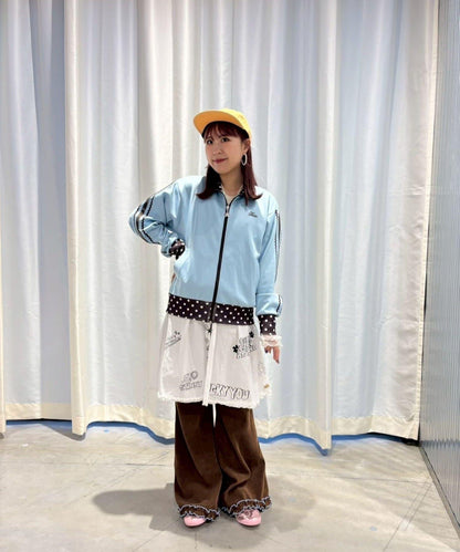 ◇12/24&25限定◇【momo聯名】【HELLO.SANFRANCISCO/哈嘍舊金山】拼色運動夾克