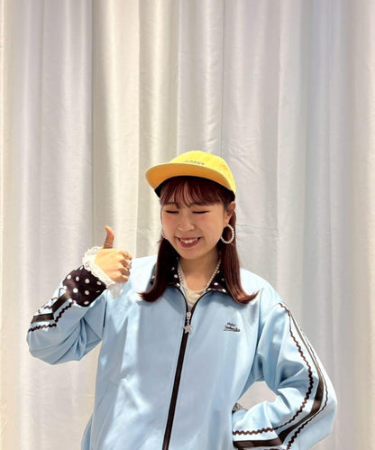 ◇12/24&25限定◇【momo聯名】【HELLO.SANFRANCISCO/哈嘍舊金山】拼色運動夾克