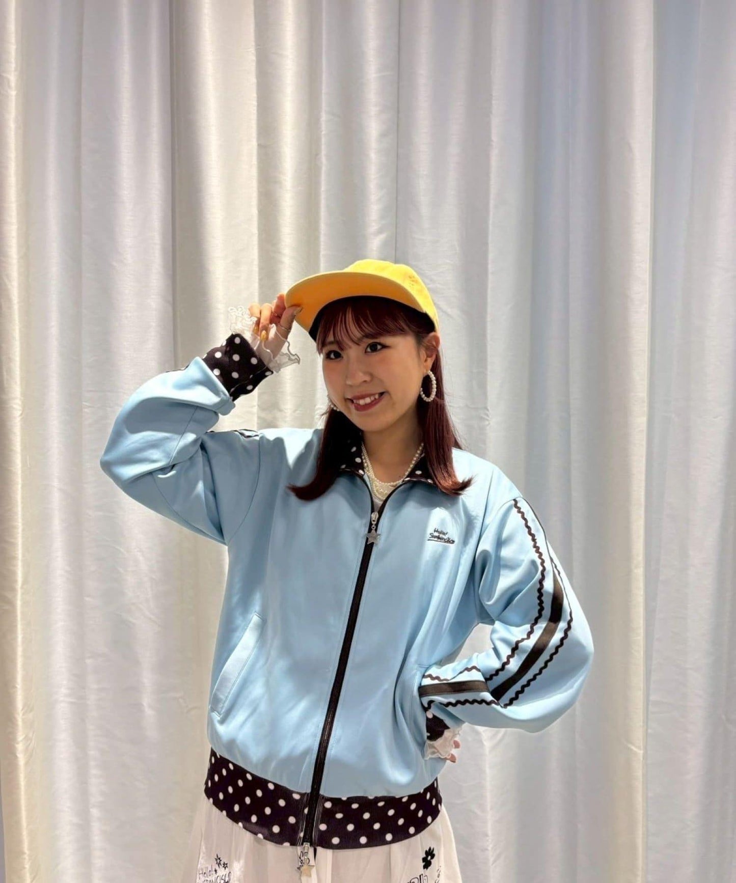 ◇12/24&25限定◇【momo聯名】【HELLO.SANFRANCISCO/哈嘍舊金山】拼色運動夾克